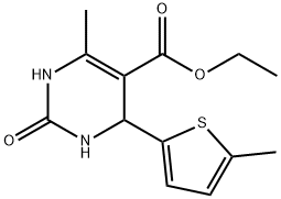 5-Pyrimidinecarboxylicacid,1,2,3,4-tetrahydro-6-methyl-4-(5-methyl-2-thienyl)-2-oxo-,ethylester(9CI)