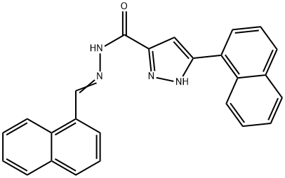 (E)-3-(naphthalen-1-yl)-N-(naphthalen-1-ylmethylene)-1H-pyrazole-5-carbohydrazide