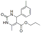 5-Pyrimidinecarboxylicacid,1,2,3,4-tetrahydro-6-methyl-4-(3-methylphenyl)-2-oxo-,propylester(9CI)