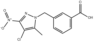 3-({4-chloro-3-nitro-5-methyl-1H-pyrazol-1-yl}methyl)benzoicacid