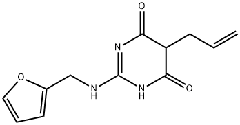 5-Allyl-2-(furfurylamino)pyrimidine-4,6(1H,5H)-dione