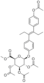 Acetyldiethylstilbestrol 2,3,4-Tri-O-acetyl--D-glucuronide Methyl Ester