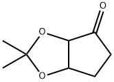 4H-Cyclopenta-1,3-dioxol-4-one,  tetrahydro-2,2-dimethyl-