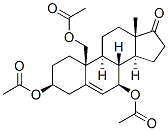 Androst-5-en-17-one, 3,7,19-tris(acetyloxy)-, (3beta,7beta)- (9CI)