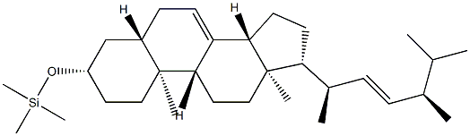 [[(3β)-5α-Ergosta-7,22-dien-3-yl]oxy]trimethylsilane