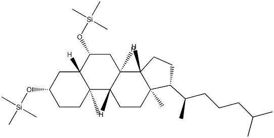 3β,6β-Bis[(trimethylsilyl)oxy]-5α-cholestane