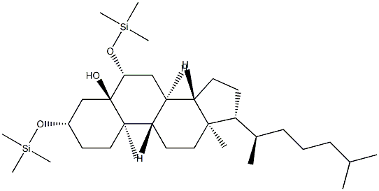 3β,6β-Bis(trimethylsiloxy)cholestan-5α-ol