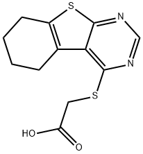 2-((5,6,7,8-tetrahydrobenzo[4,5]thieno[2,3-d]pyrimidin-4-yl)thio)acetic acid