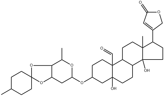 3β-[[3-O,4-O-(4-Methylcyclohexylidene)-2,6-dideoxy-β-D-ribo-hexopyranosyl]oxy]-5,14-dihydroxy-19-oxo-5β-card-20(22)-enolide