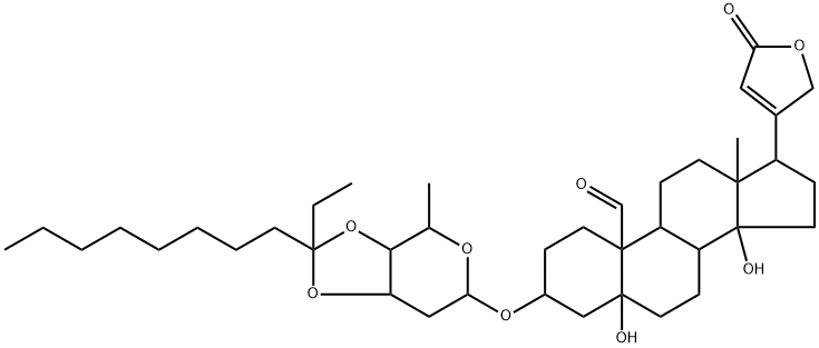 3β-[[3-O,4-O-(1-Ethylnonylidene)-2,6-dideoxy-β-D-ribo-hexopyranosyl]oxy]-5,14-dihydroxy-19-oxo-5β-card-20(22)-enolide