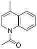 Quinoline,  1-acetyl-1,2-dihydro-4-methyl-  (9CI)