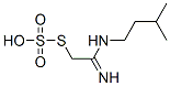 Thiosulfuric acid hydrogen S-[2-imino-2-[(3-methylbutyl)amino]ethyl] ester