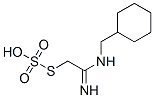 Thiosulfuric acid hydrogen S-[2-[(cyclohexylmethyl)amino]-2-iminoethyl] ester