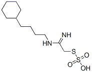 Thiosulfuric acid hydrogen S-[2-[(4-cyclohexylbutyl)amino]-2-iminoethyl] ester