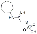 Thiosulfuric acid hydrogen S-[2-(cycloheptylamino)-2-iminoethyl] ester