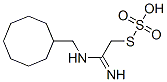 Thiosulfuric acid hydrogen S-[2-[(cyclooctylmethyl)amino]-2-iminoethyl] ester
