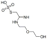 Thiosulfuric acid hydrogen S-[2-[[2-(2-hydroxyethoxy)ethyl]amino]-2-iminoethyl] ester