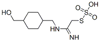Thiosulfuric acid hydrogen S-[2-[[[4-(hydroxymethyl)cyclohexyl]methyl]amino]-2-iminoethyl] ester