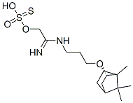 Thiosulfuric acid hydrogen S-[2-imino-2-[[3-[(1,7,7-trimethylbicyclo[2.2.1]heptan-2-yl)oxy]propyl]amino]ethyl] ester