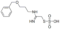 Thiosulfuric acid hydrogen S-[2-[3-(benzyloxy)propylamino]-2-iminoethyl] ester