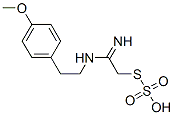 Thiosulfuric acid hydrogen S-[2-imino-2-[[2-(4-methoxyphenyl)ethyl]amino]ethyl] ester