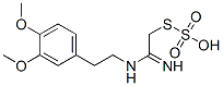 Thiosulfuric acid hydrogen S-[2-[[2-(3,4-dimethoxyphenyl)ethyl]amino]-2-iminoethyl] ester