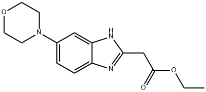Ethyl [5-(4-morpholinyl)-1H-benzimidazol-2-yl]acetate