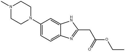 2-[5-(4-甲基哌嗪)苯并咪唑-2-基]乙酸乙酯