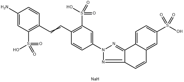 2-[4-[2-(4-氨基-2-磺苯基)乙烯基]-3-磺苯基]-2H-萘并[1,2-D]三唑-5-磺酸三钠盐