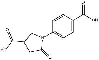 1-(4-羧基苯基)-5-氧代吡咯烷-3-羧酸