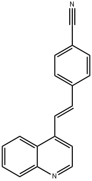 4-[(E)-2-(4-Quinolinyl)ethenyl]benzonitrile