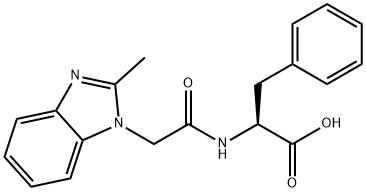 N-[(2-甲基-1H-苯并咪唑-1-基)乙酰基]-L-苯丙氨酸