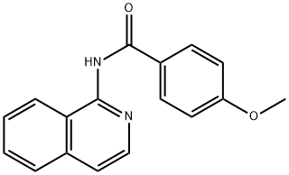 1-(4-Methoxybenzoylamino)isoquinoline