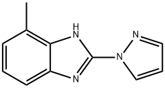 1H-Benzimidazole,4-methyl-2-(1H-pyrazol-1-yl)-(9CI)