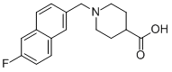 1-[(6-FLUORO-2-NAPHTHALENYL)METHYL]-PIPERIDINE-4-CARBOXYLIC ACID