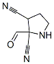 2,3-Pyrrolidinedicarbonitrile, 2-formyl- (9CI)
