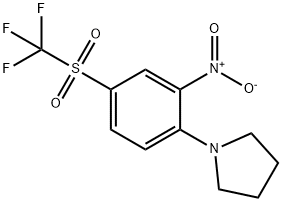1-[2-硝基-4-(三氟甲基磺酰基)苯基]吡咯烷