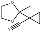 Cyclopropanecarbonitrile,  1-(2-methyl-1,3-dioxolan-2-yl)-