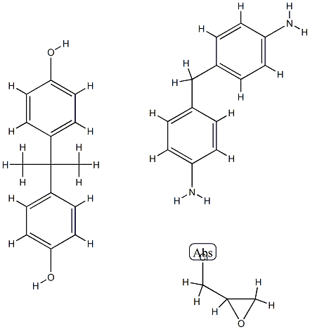 双酚A与4,4'-亚甲基双苯胺和氯甲基环氧乙烷的聚合物