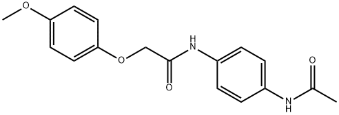N-[4-(acetylamino)phenyl]-2-(4-methoxyphenoxy)acetamide