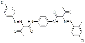 N,N'-1,4-phenylenebis[[2-(4-chloro-o-tolyl)azo]-3-oxobutyramide]