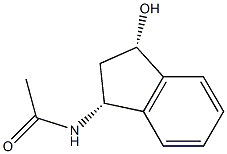 Acetamide, N-[(1R,3S)-2,3-dihydro-3-hydroxy-1H-inden-1-yl]-, rel- (9CI)