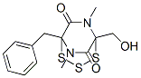 5-Benzyl-1-(hydroxymethyl)-6,8-dimethyl-2,3,4-trithia-6,8-diazabicyclo[3.2.2]nonane-7,9-dione