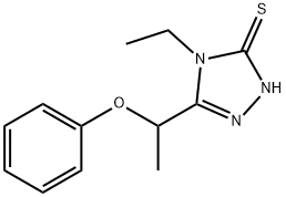 4-乙基-5-(1-苯氧基乙基)-4H-1,2,4-三唑-3-硫醇