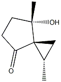 Spiro[2.4]heptan-4-one, 7-hydroxy-1,7-dimethyl-, (1R,3R,7R)-rel- (9CI)