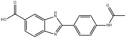 2-(4-Acetylaminophenyl)-1H-benzimidazole-5-carboxylic acid