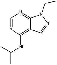 1H-Pyrazolo[3,4-d]pyrimidin-4-amine,1-ethyl-N-(1-methylethyl)-(9CI)