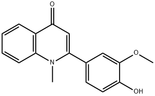 2-(4-Hydroxy-3-methoxyphenyl)-1-methylquinolin-4(1H)-one