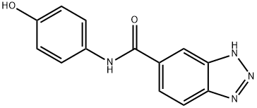 1H-Benzotriazole-5-carboxamide,N-(4-hydroxyphenyl)-(9CI)