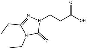 1H-1,2,4-Triazole-1-propanoicacid,3,4-diethyl-4,5-dihydro-5-oxo-(9CI)